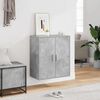 vidaXL Shoe Cabinet Concrete Grey 60x35x70 cm Engineered Wood