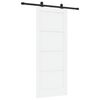vidaXL Sliding Door ORKDAL 83 x 202 cm Solid Pine Wood White