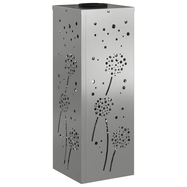 vidaXL Solar LED Pathway Light 2 pcs Galvanized Galvanized