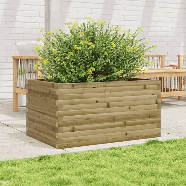 vidaXL Garden Planter 90x60x46 cm Impregnated Wood Pine