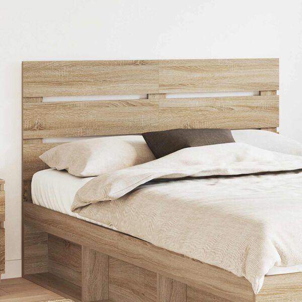 vidaXL Headboard Sonoma Oak 100 cm Engineered Wood