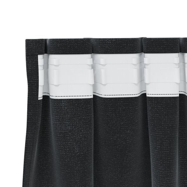 vidaXL Blackout Curtains 2 pcs Black 140 x 225 cm Velvet
