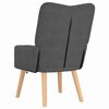 vidaXL Armchair Dark Grey 63 x 67 x 94 cm Sherpa Fabric