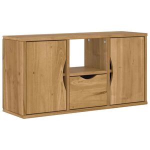 vidaXL TV Cabinet with Drawer &ldquo;ODDA&rdquo; 79x24x40 cm Solid Wood Pine