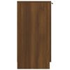 vidaXL Shoe Cabinet Brown Oak 59x35x70 cm Engineered Wood