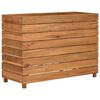 vidaXL Raised Bed 100x40x72 cm Recycled Teak Wood and Steel