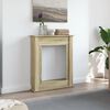 vidaXL Fireplace Surround Sonoma Oak 75x20x87.5 cm Engineered Wood