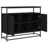 vidaXL Sideboard Black 100x35x80 cm Engineered Wood