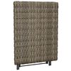 vidaXL Folding Table Grey 45x35x32 cm Poly Rattan