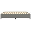 vidaXL Bed Frame without Mattress Dark Grey Super King Fabric