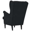 vidaXL Armchair Black Velvet