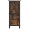 vidaXL Bookshelf Smoked Oak 102 x 32 x 72.5 cm Engineered Wood