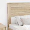 vidaXL Headboard with Headboard Sonoma Oak 75 cm Engineered wood
