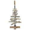 vidaXL Christmas Tree with Stand Brown 60 cm Solid teak wood
