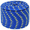 vidaXL Multipurpose Utility Rope 12 mm 25 m Blue PP 930 kg Max Load