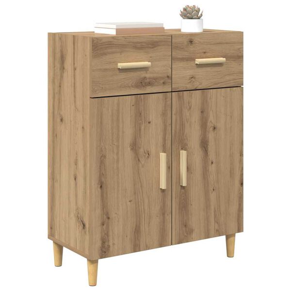 vidaXL Sideboard Artisan oak 34 x 69.5 x 89 cm Engineered wood