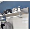 Germania Coat Rack Panel Topix 96x29x147 cm White and Concrete
