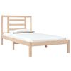 vidaXL Bed Frame without Mattress 90x190 cm Single Solid Wood Pine