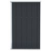 vidaXL Wall-mounted Garden Shed Anthracite 118x100x178 cm Steel