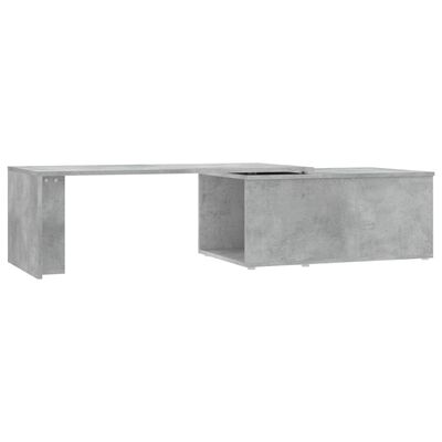 vidaXL Coffee Table Concrete Grey 150x50x35 cm Engineered Wood