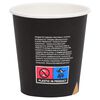 vidaXL Coffee Paper Cups 200 ml 100 pcs Black