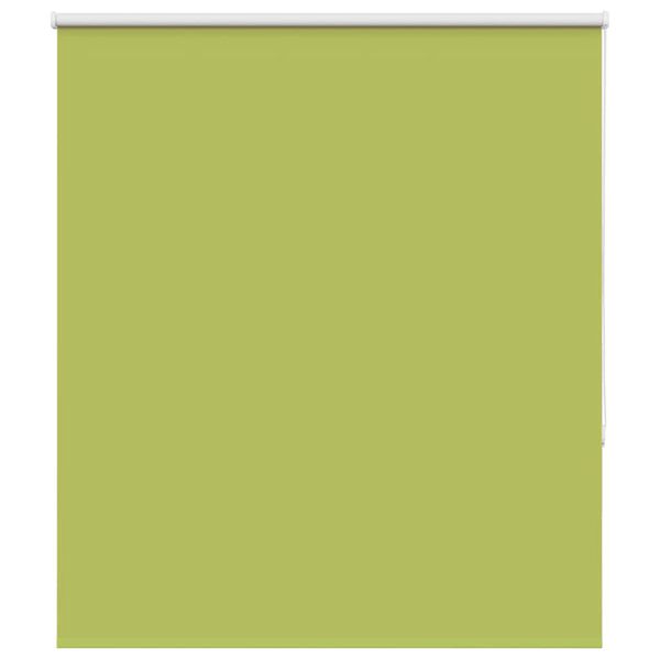 vidaXL Roller Blind Blackout Leaves Green 135x130 cm Fabric Width 131.6 cm Polyester