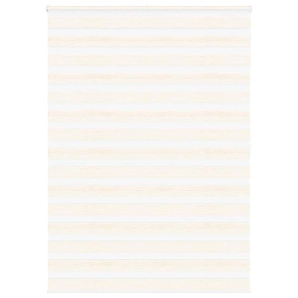 vidaXL Zebra Blind Marble Beige 160x200 cm Fabric Width 155.9 cm Polyester