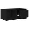 vidaXL TV Cabinet Black Oak 60x31x25.5 cm Engineered Wood