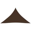 vidaXL Sunshade Sail Oxford Fabric Triangular 2.5x2.5x3.5 m Brown
