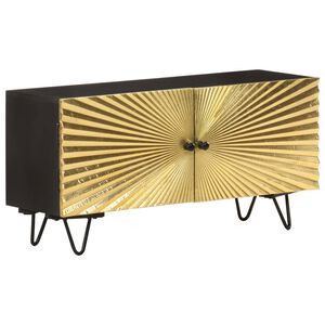vidaXL TV Cabinet 90x30x45 cm Solid Mango Wood