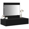 vidaXL Dressing Table Black 83 x 40 x 70 cm Engineered Wood