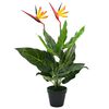 vidaXL Fake Plant | Green, Red, Yellow | Plastic | Medium | Decorative Inlays
