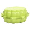 vidaXL Sandpits 2 pcs Green 77x87x21cm Plastic
