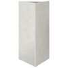 vidaXL Garden Planter Triangular 40x34,5x75 cm Stainless Steel