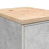 vidaXL Garage Storage Cabinet Concrete Grey 40x51x85 cm Solid Wood Pine