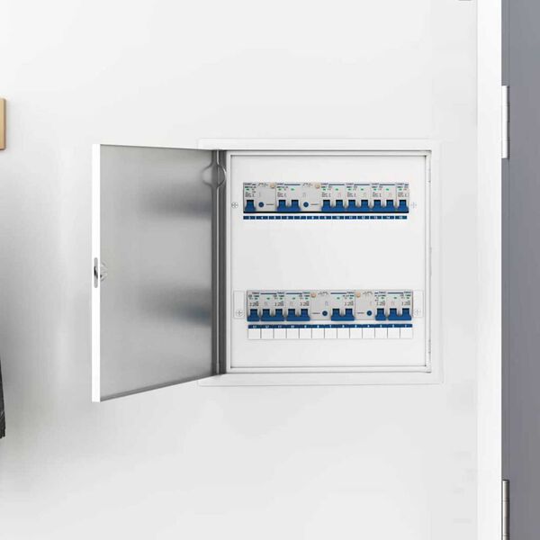vidaXL Access Panel White 43 x 43 x 3 cm Steel