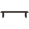 vidaXL Basin Shelf Wall Mounted Steel and Solid Wood Oak