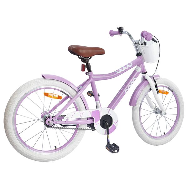 vidaXL Kids Bike 18'' for 5-7 Years Old Purple