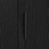 vidaXL Sideboard Black Oak 40 x 33 x 70 cm Engineered wood