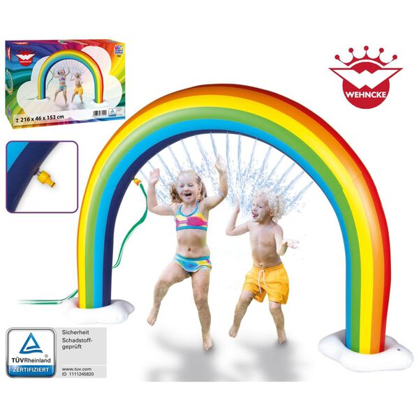 Happy People Inflatable Rainbow Sprinkler 216x46x153 cm