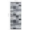 vidaXL Runner Rug BCF Grey 100x250 cm