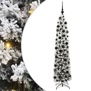 vidaXL Artificial Christmas Tree with 300 LEDs with Stand Green 180 cm