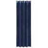 vidaXL Blackout Curtains 2 pcs Dark Blue 140 x 245 cm Velvet