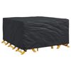 vidaXL Furniture Cover Plain Black 180 x 190 x 85 cm 210D