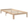 vidaXL Bookcase Bed without Mattress 90x200 cm Solid Wood Pine