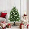 vidaXL Christmas Tree with 150 LEDs with Stand Green 120 cm PE