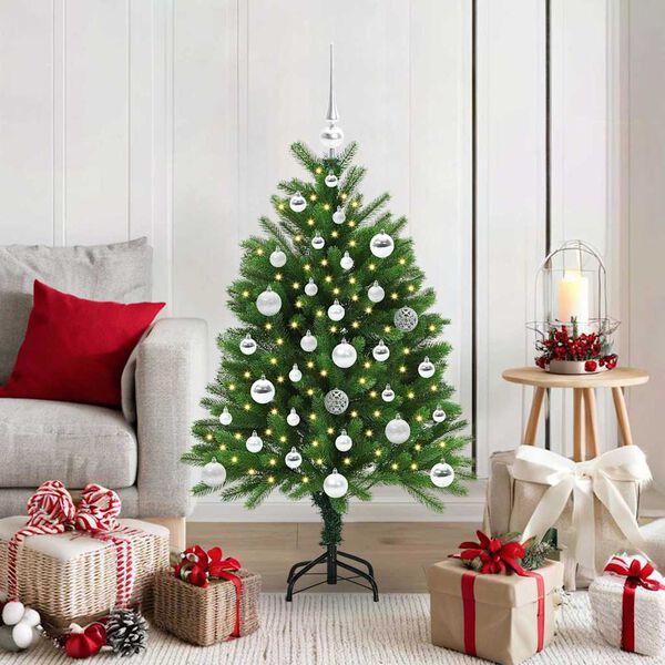 vidaXL Christmas Tree with 150 LEDs with Stand Green 120 cm PE