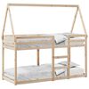 vidaXL Bunk Bed without Mattress 90x190 cm Single Solid Wood Pine