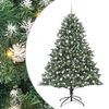 vidaXL Artificial Christmas Tree with Stand Green 160 x 160 x 240 cm