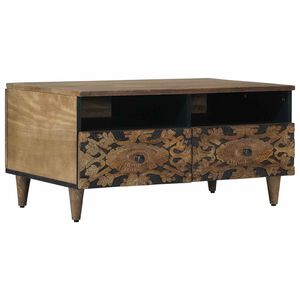 vidaXL Coffee Table Brown 80 x 54 x 40 cm Solid Mango Wood